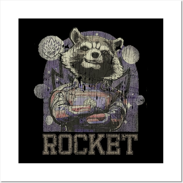 Rocket Vintage Aesthetic Wall Art by Helm Store